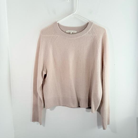NakedCashmere Dusty Blush Pink 100% Cashmere Lightweight Pullover Sweater Small - Picture 1 of 8